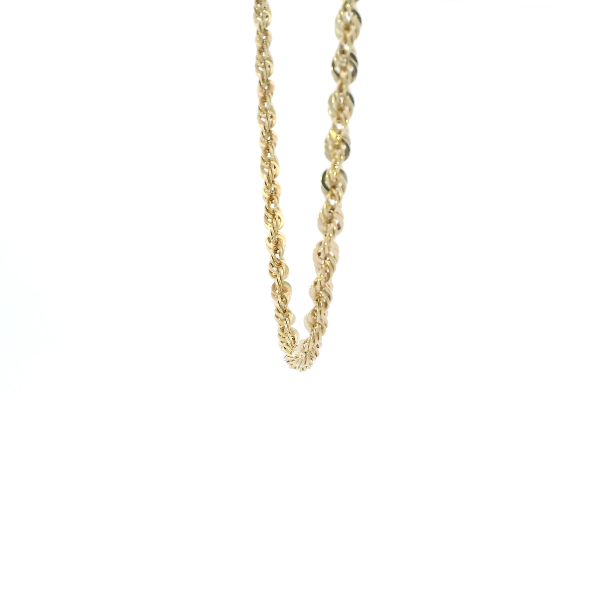 10K Yellow Gold 24" Rope Chain
