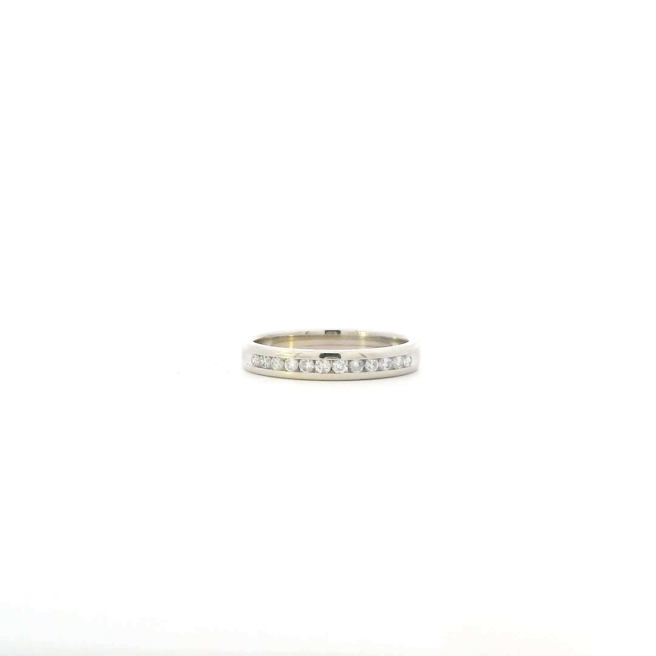 14K White Gold Diamond Womens Ring - 0.24ct