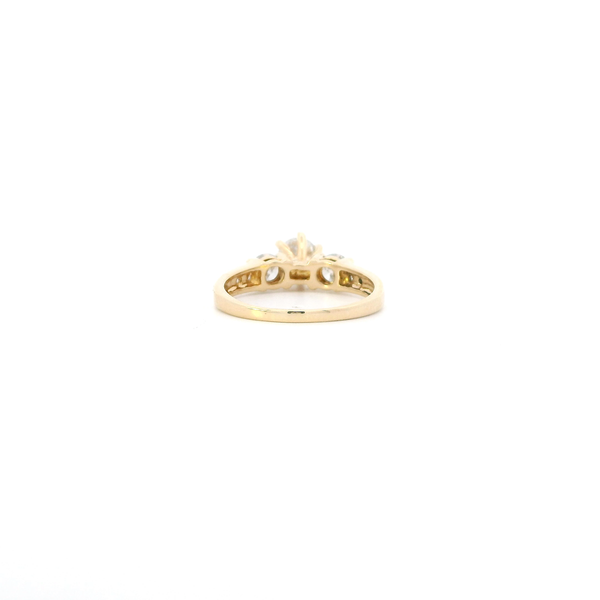14K Yellow Gold Diamond Womens Ring - 1.56ct