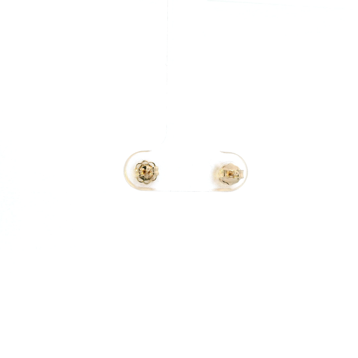 14K Yellow Gold Citrine Stud Earrings