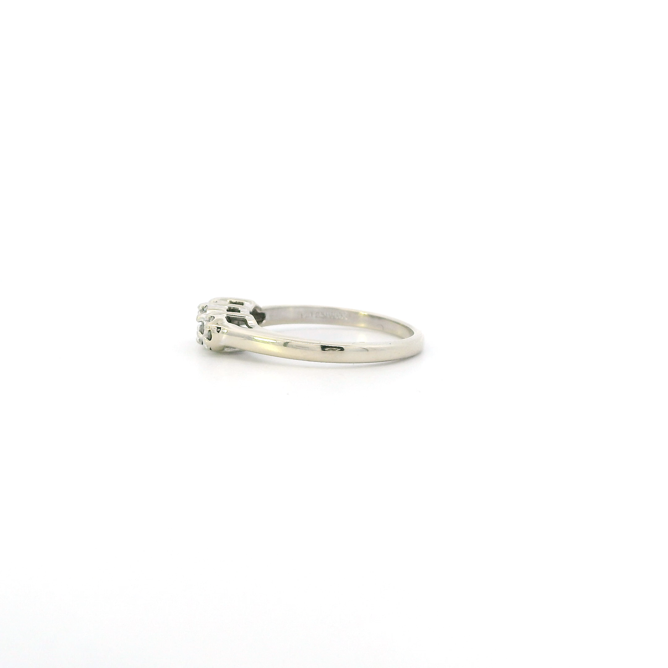 14K White Gold Diamond Womens Ring - 0.20ct