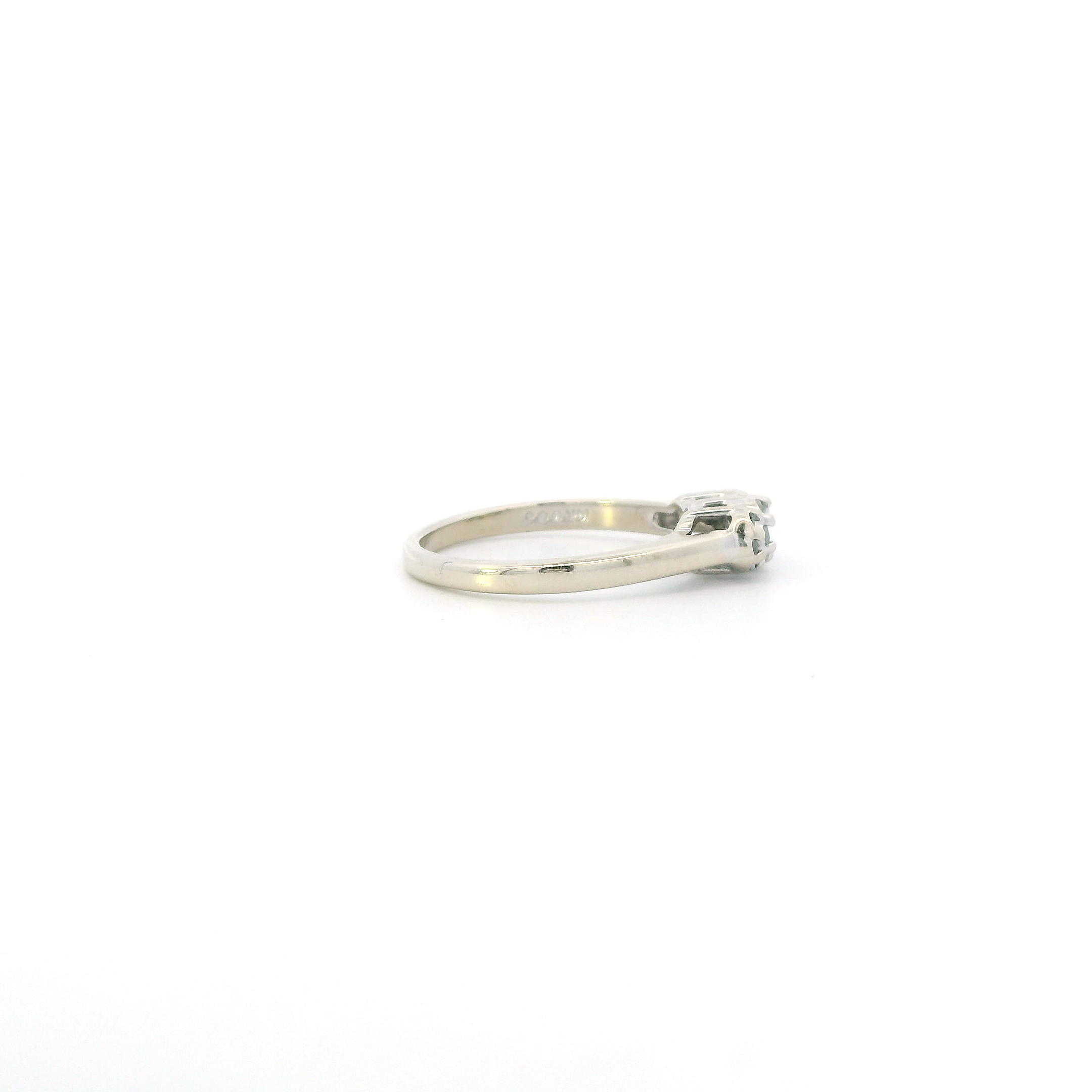 14K White Gold Diamond Womens Ring - 0.20ct