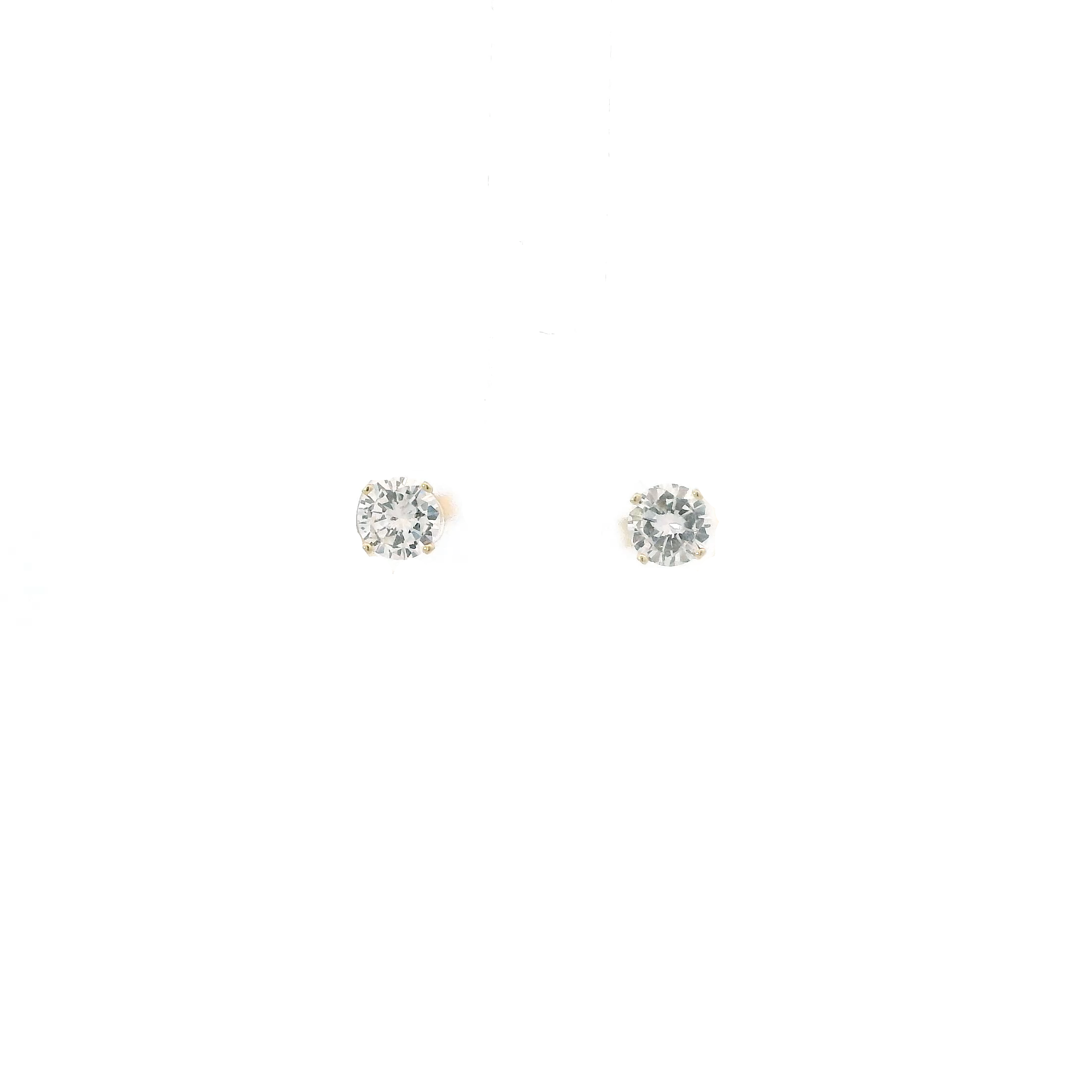 14K Yellow Gold Diamond Earrings - 1.16ct