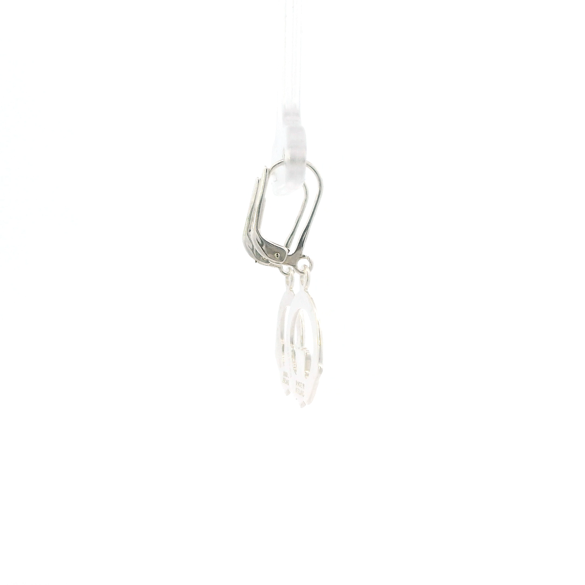 Silver Irish Claddagh Drop Love, Loyalty, & Friendship Earrings