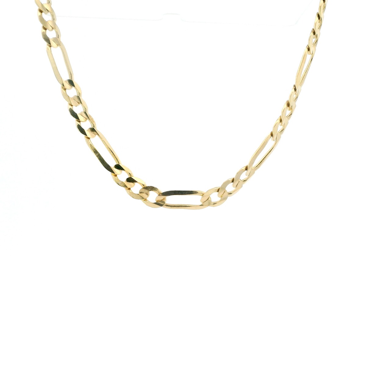 14K Yellow Gold 24" Figaro Chain