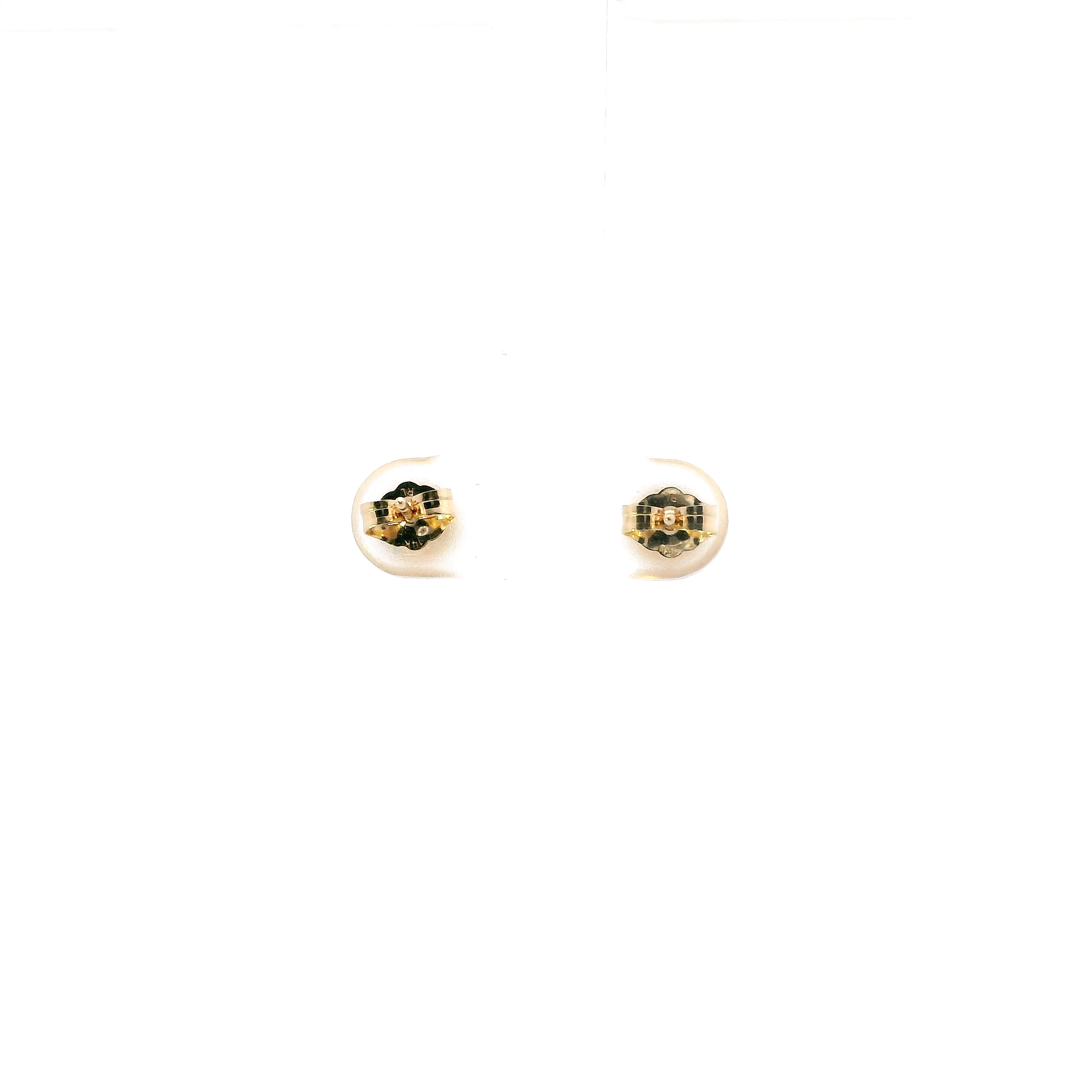 14K Yellow Gold Ball Stud Earrings