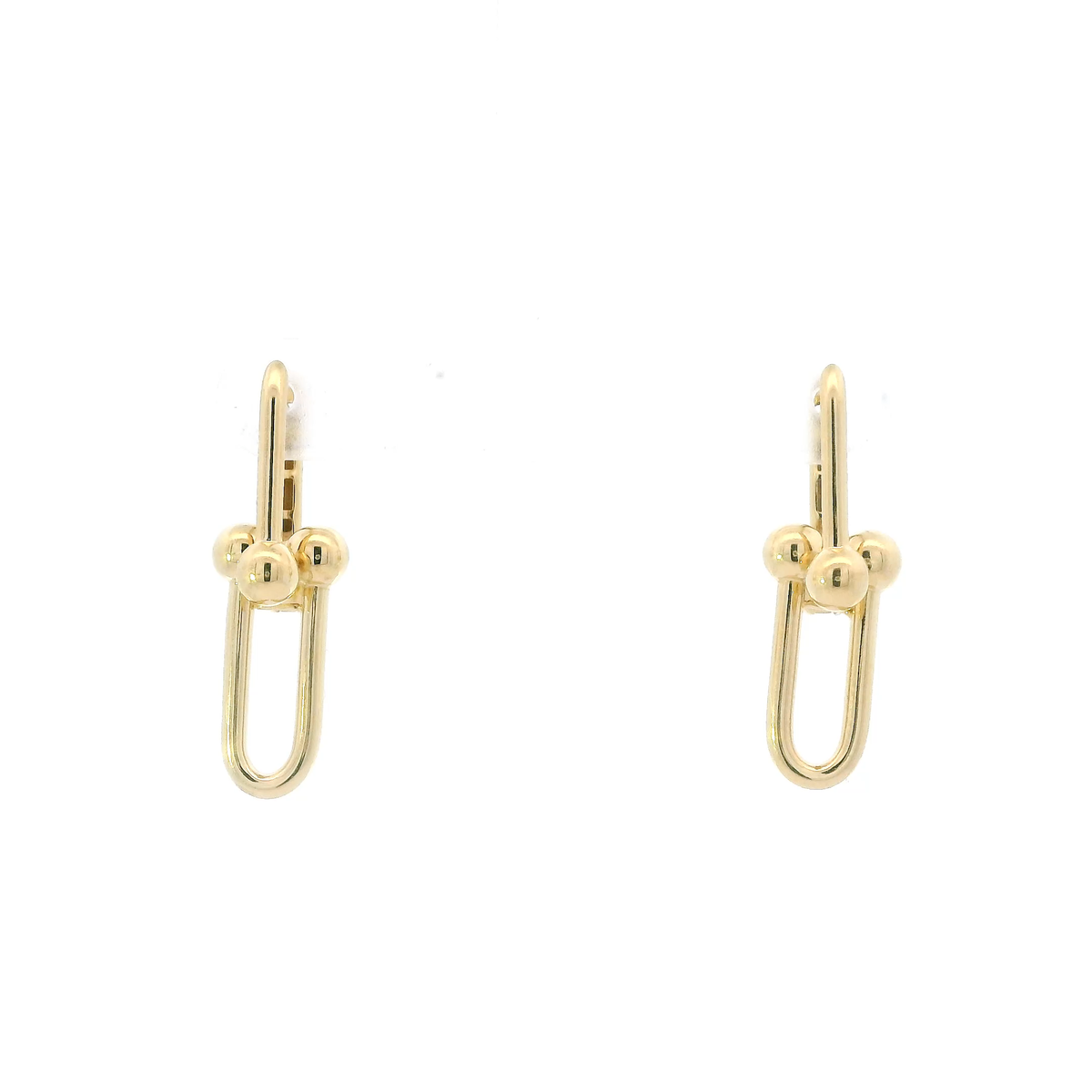 18K Yellow Gold Hardwear Link Dangle Earrings
