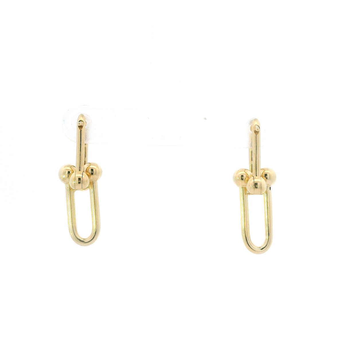18K Yellow Gold Hardwear Link Dangle Earrings