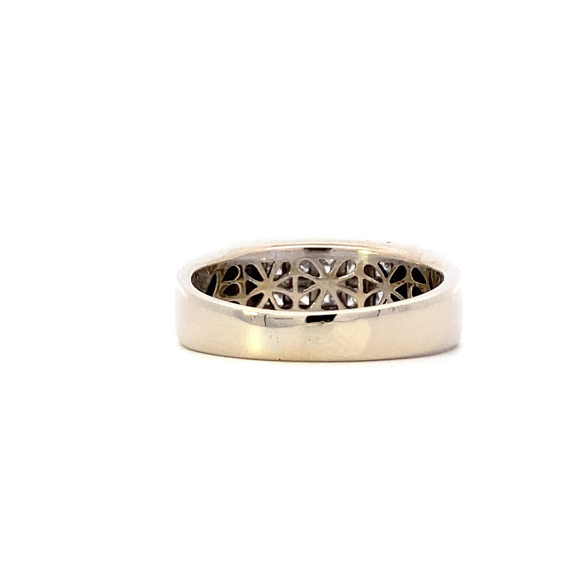 Anillo de Diamantes para Hombre en Oro Blanco 18K - 1.10ct - ipawnishop.com