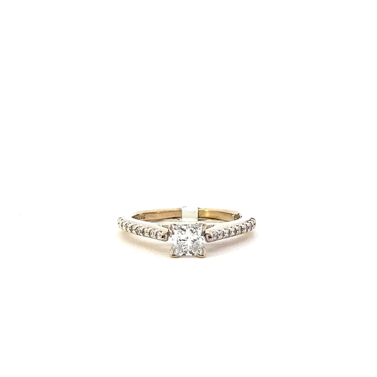 Anillo de Diamantes para Mujer en Oro Blanco 18K - 0.48ct - ipawnishop.com