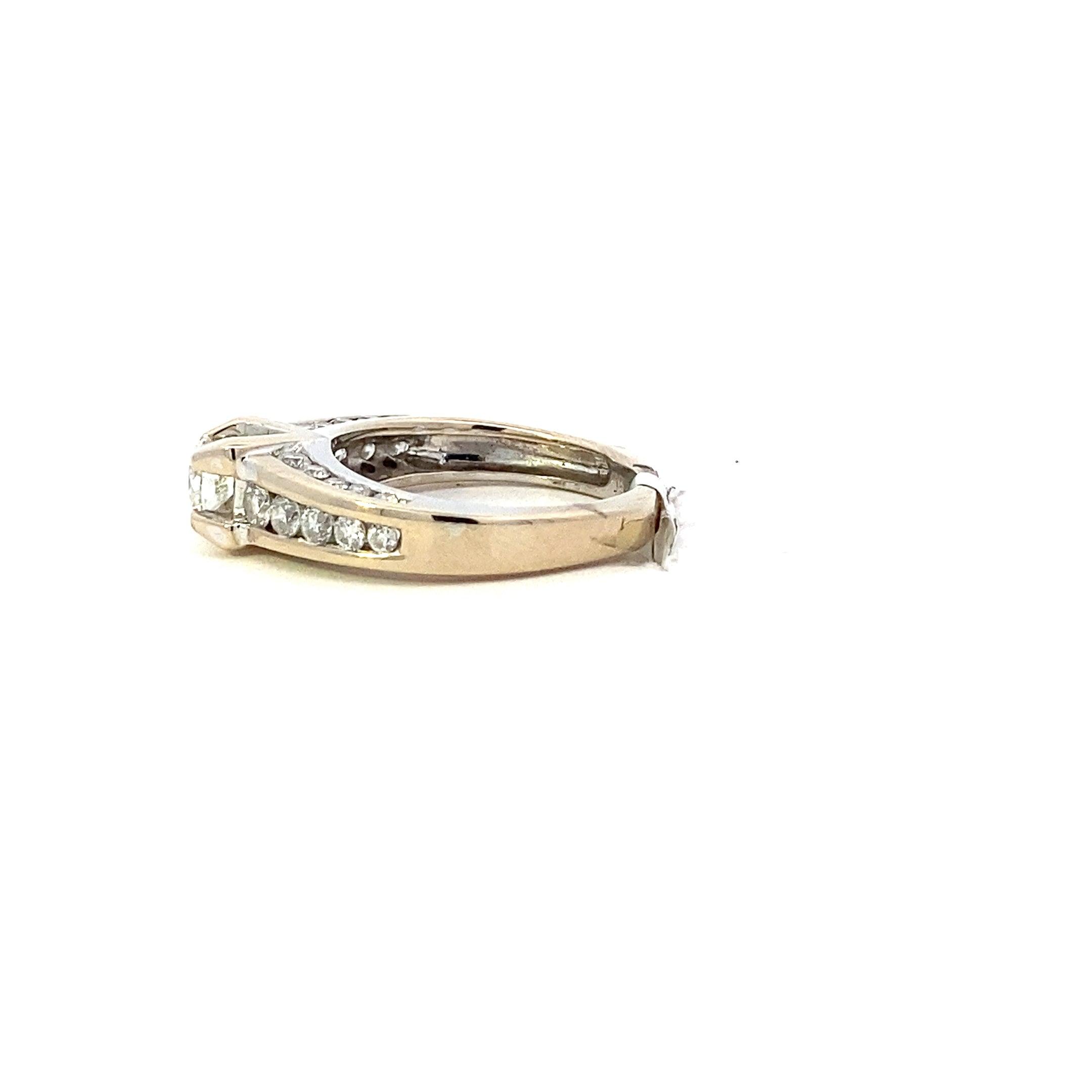 18K White Gold Women's Diamond Ring - 0.97ct - ipawnishop.com
