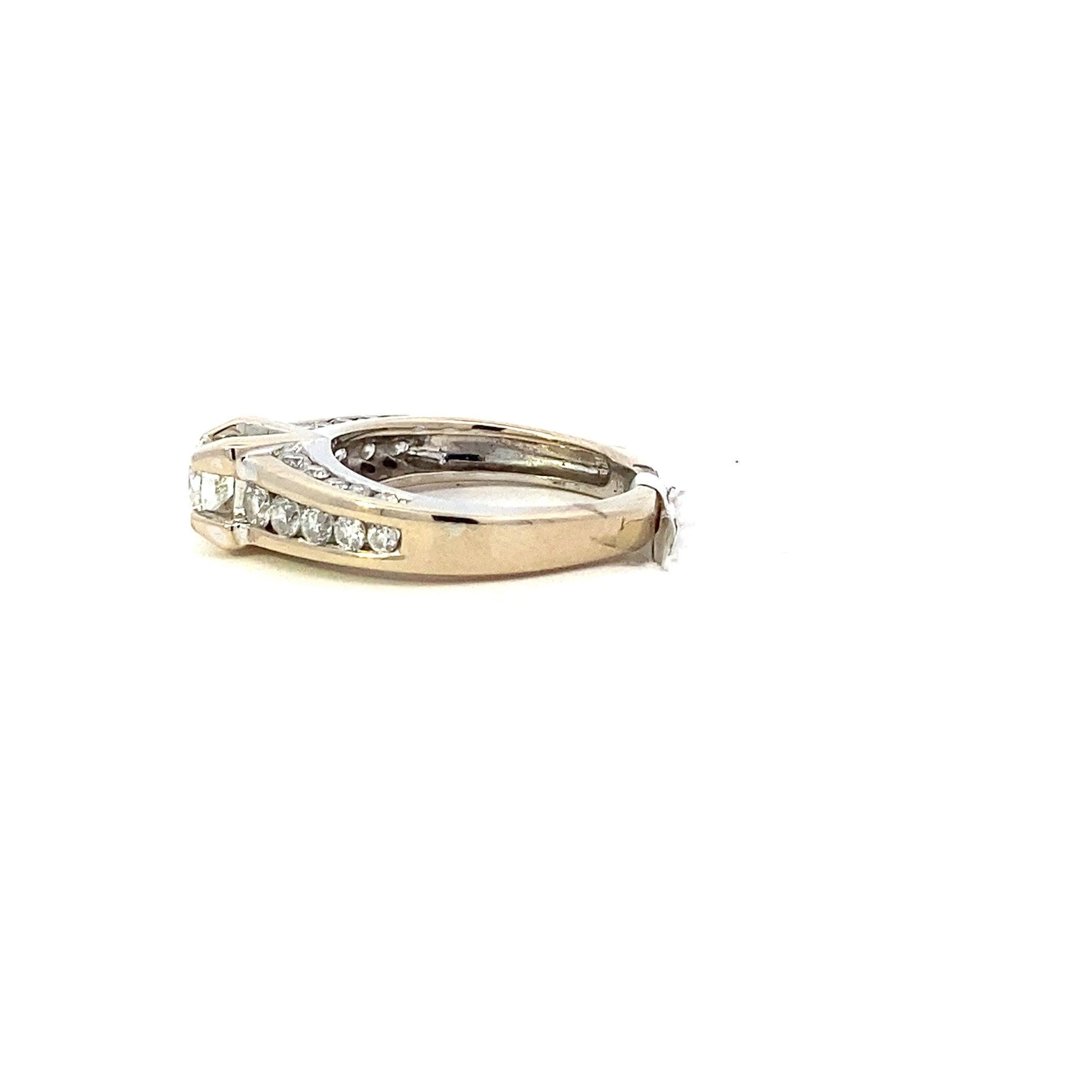 18K White Gold Women's Diamond Ring - 0.97ct - ipawnishop.com