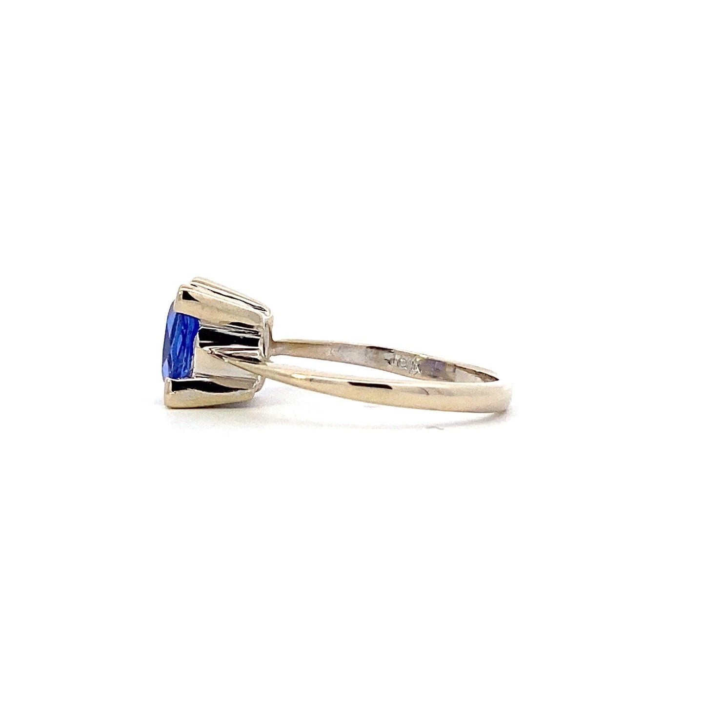 18K White Gold Women's Tanzanite Ring - ipawnishop.com