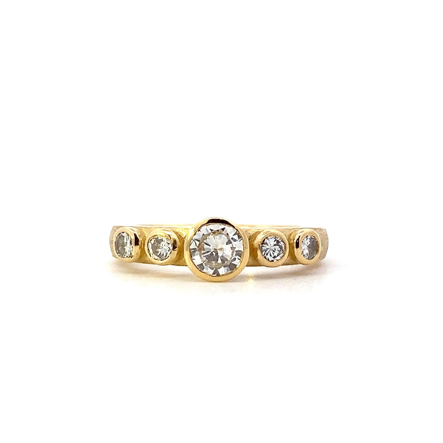 Anillo de Diamantes para Mujer en Oro Amarillo 18K - 1.33ct - ipawnishop.com