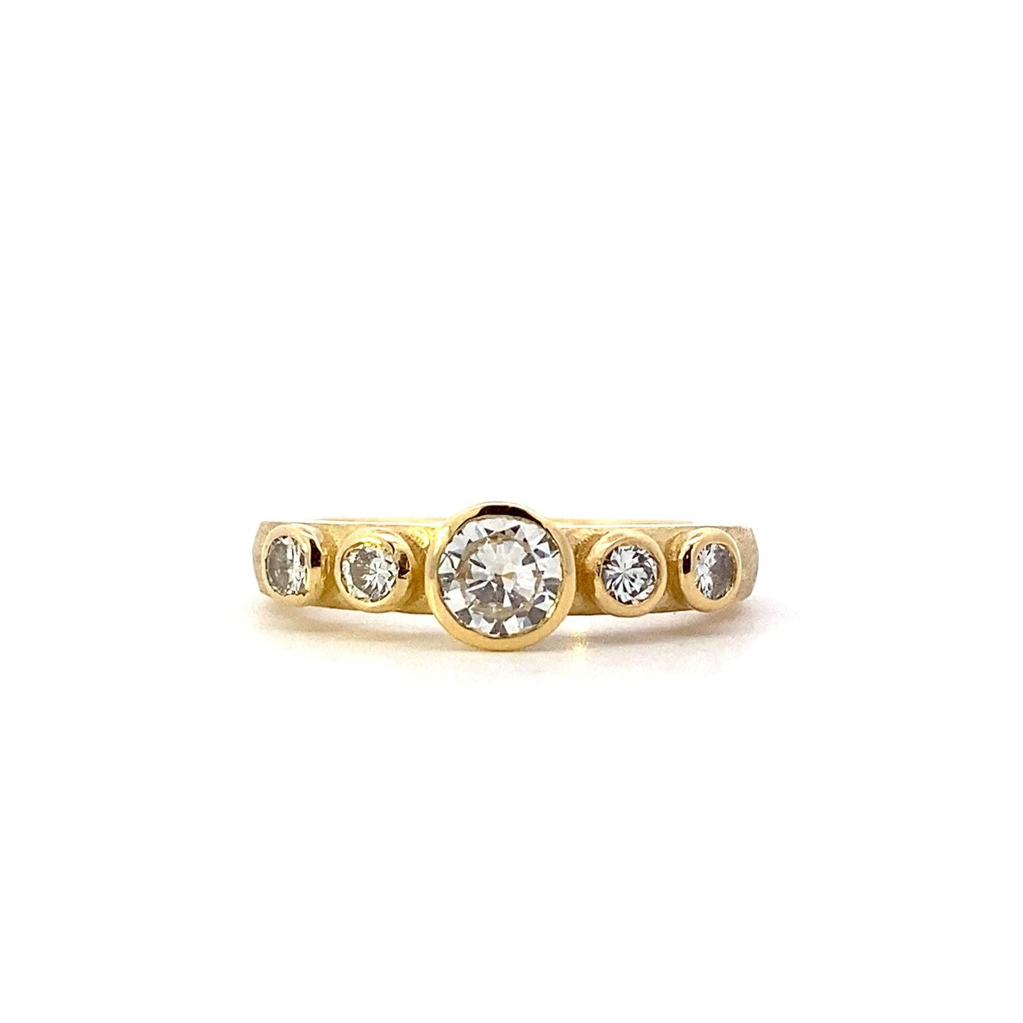 18K Yellow Gold Women's Diamond Ring - 1.33ct - ipawnishop.com