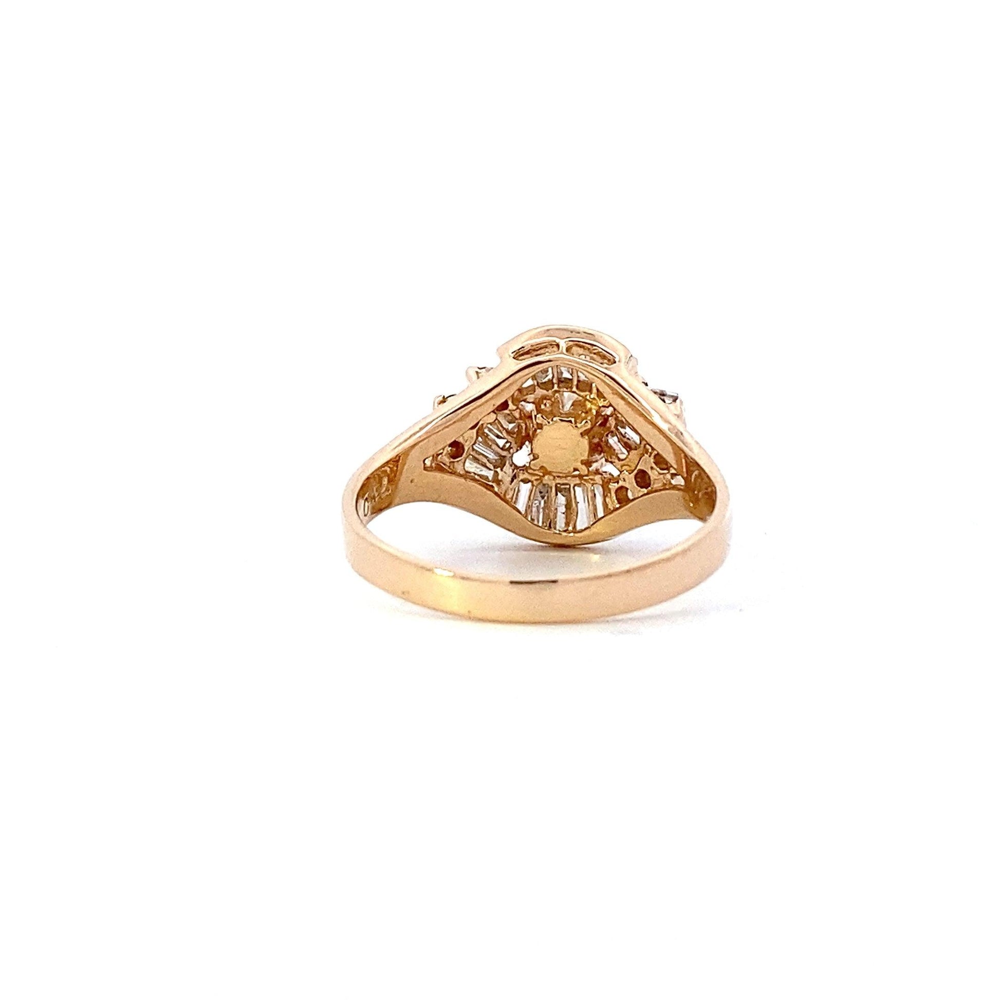 18K Yellow Gold Women's Diamond Ring - 1.63ct - ipawnishop.com