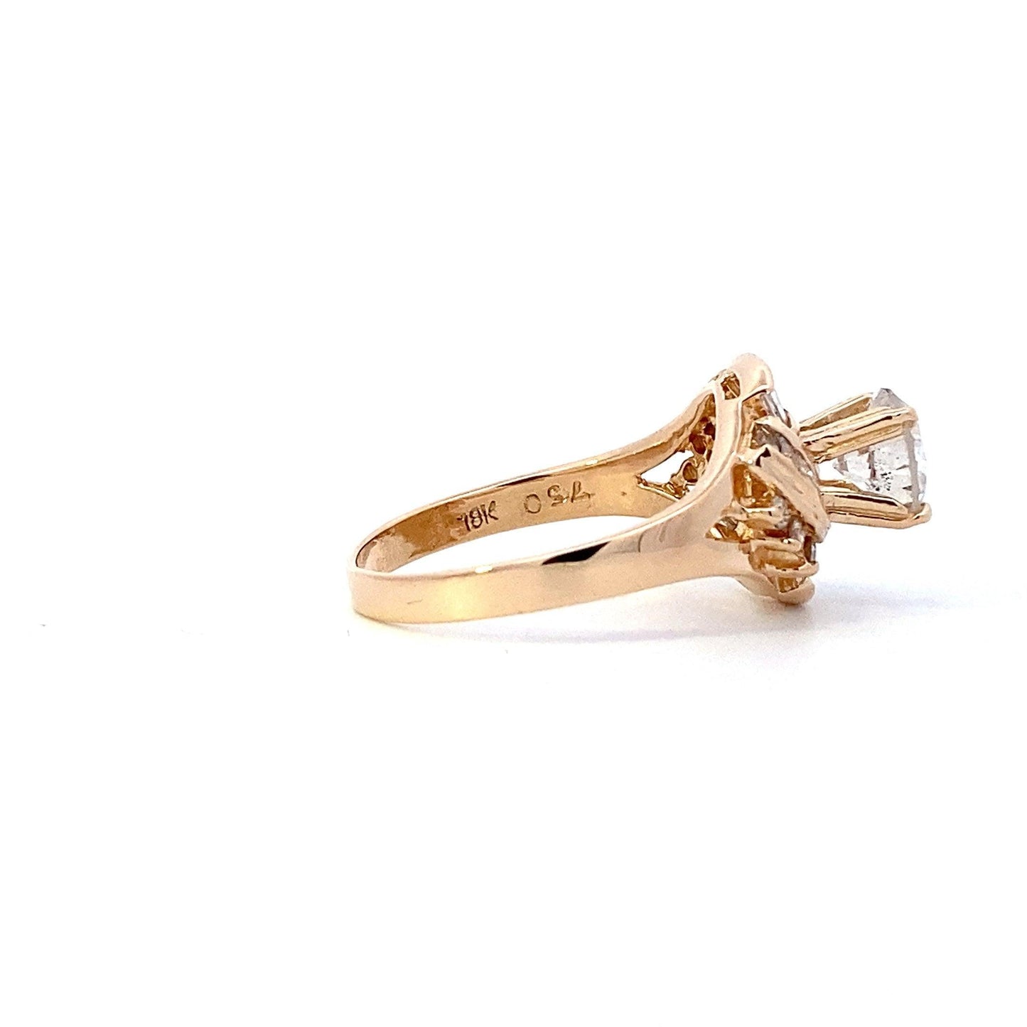 18K Yellow Gold Women's Diamond Ring - 1.63ct - ipawnishop.com