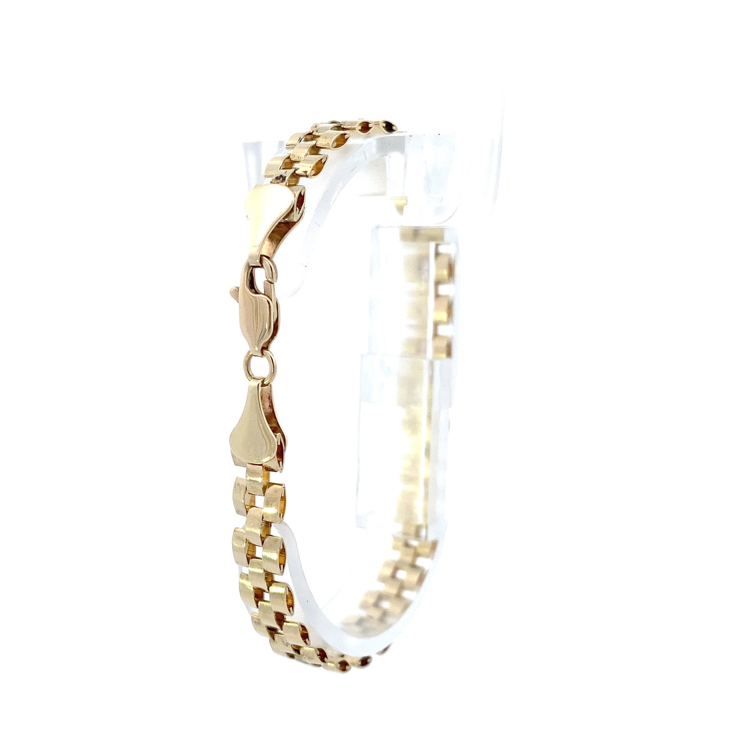 10K Yellow Gold 7.25" 7mm Rolex Bracelet