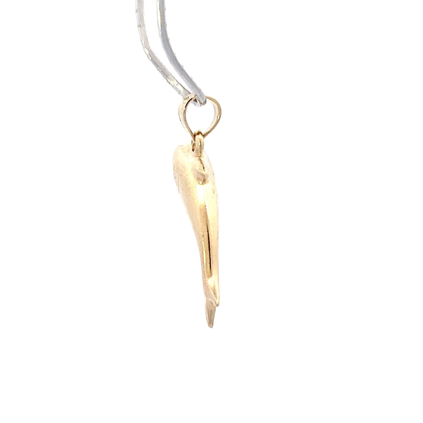 14K Yellow Gold Dolphin Pendant