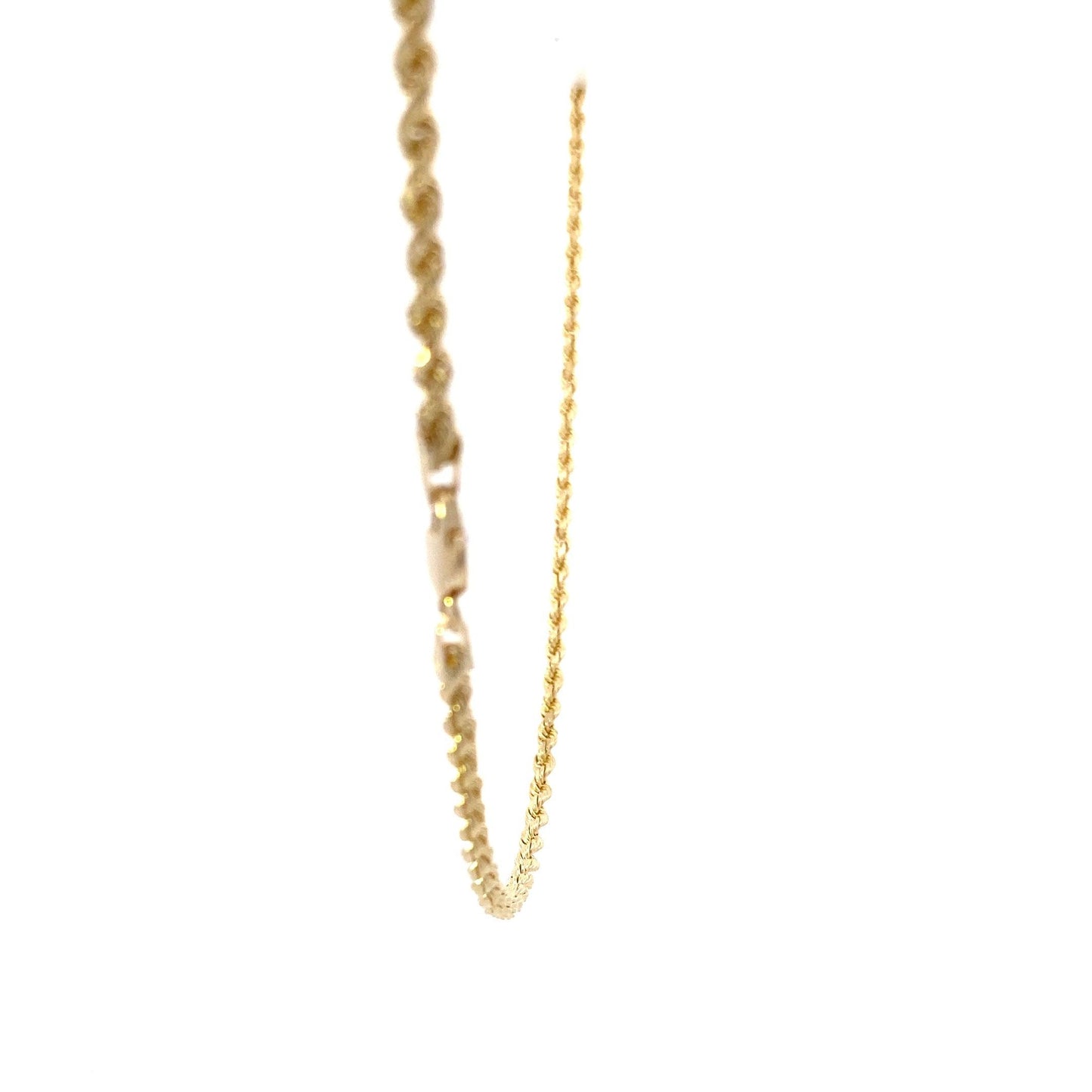 14K Yellow Gold 24" Rope Chain