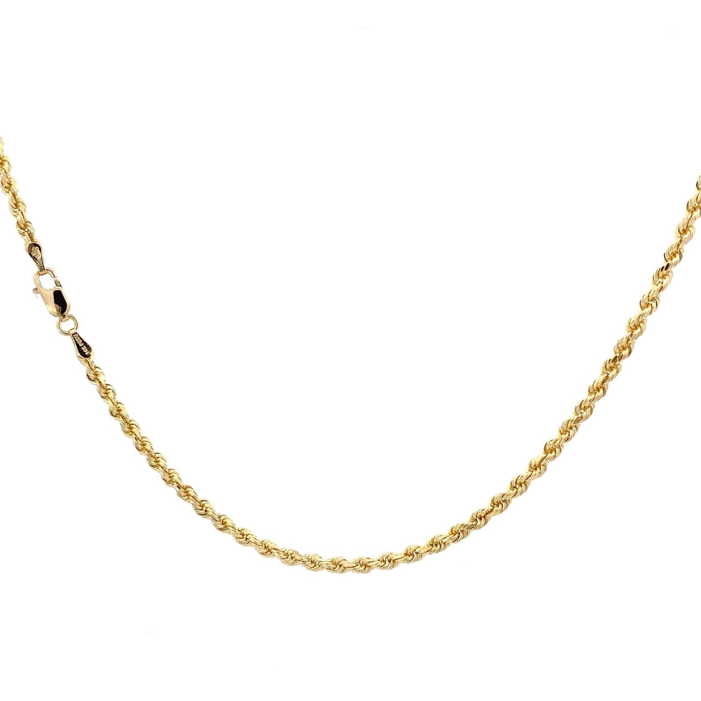 14K Yellow Gold 24" Rope Chain