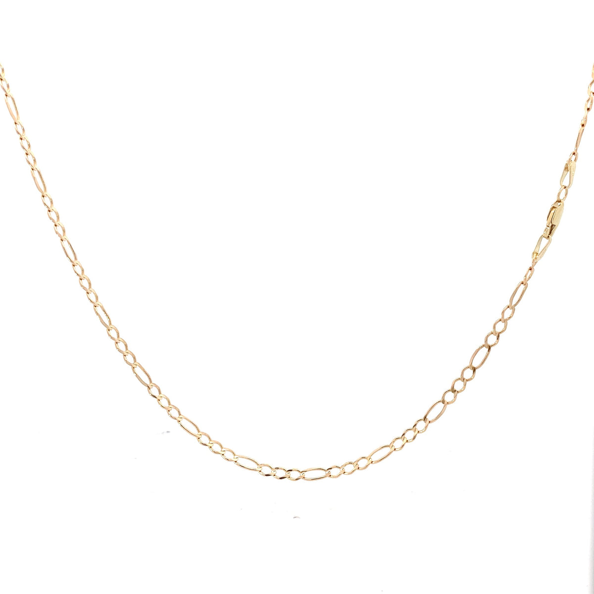 14K Yellow Gold 23" Figaro Chain