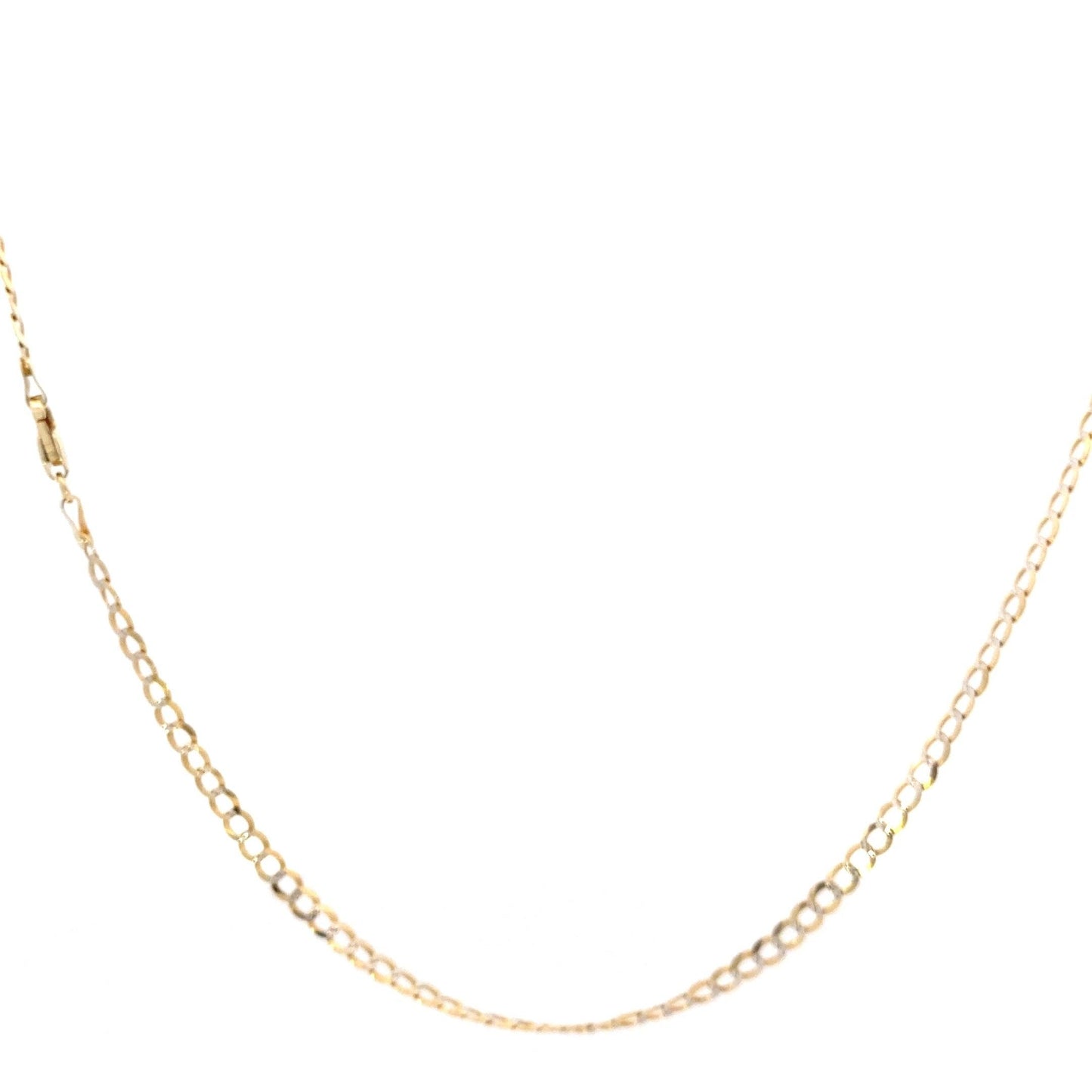 14K Yellow Gold 24" DC Curb Chain