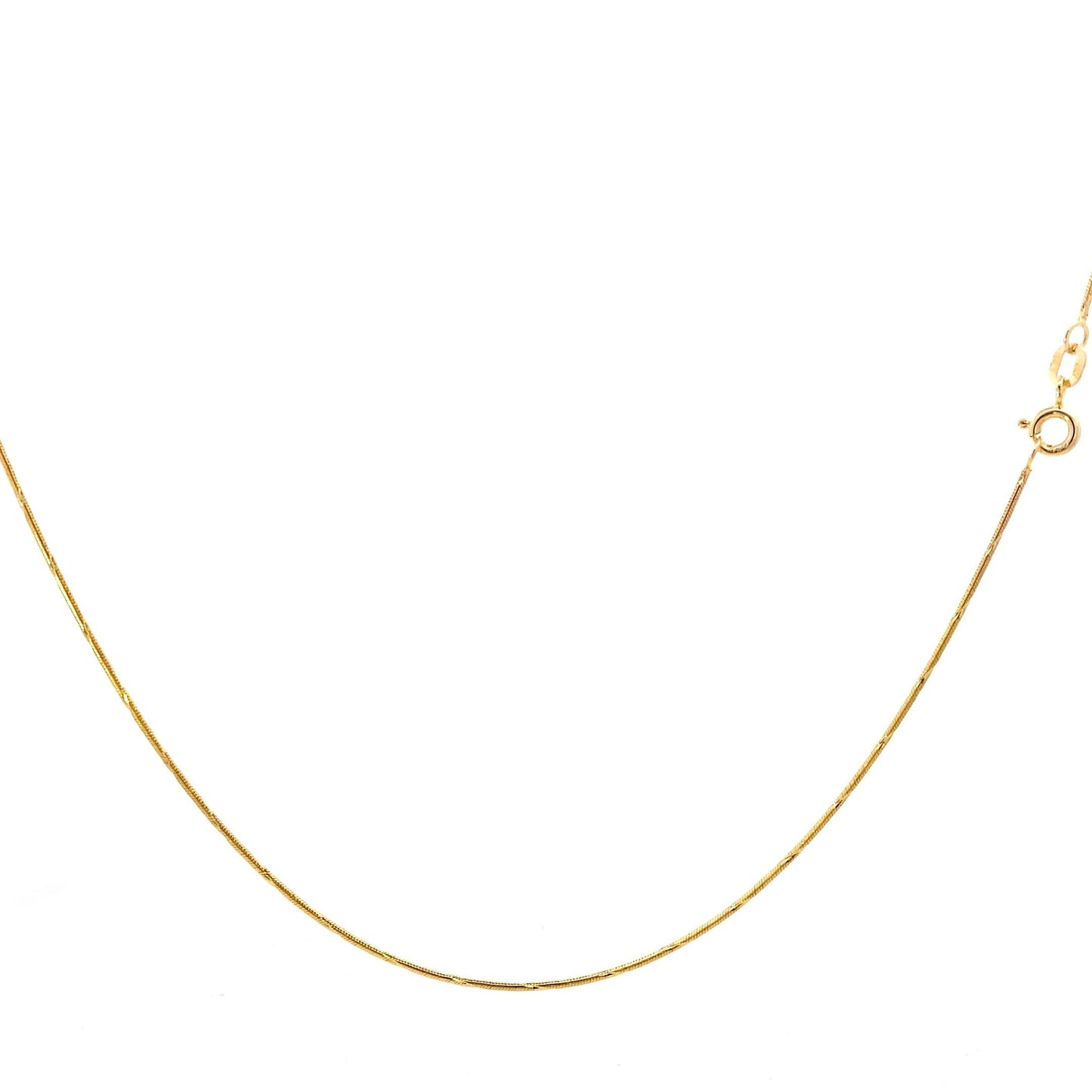 14K Yellow Gold 21.5" Snake Chain