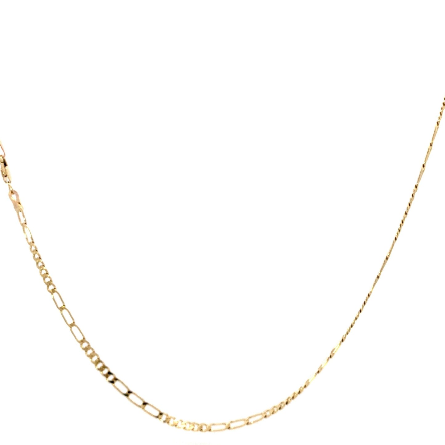 10K Yellow Gold 28" Open/Curb Link Chain