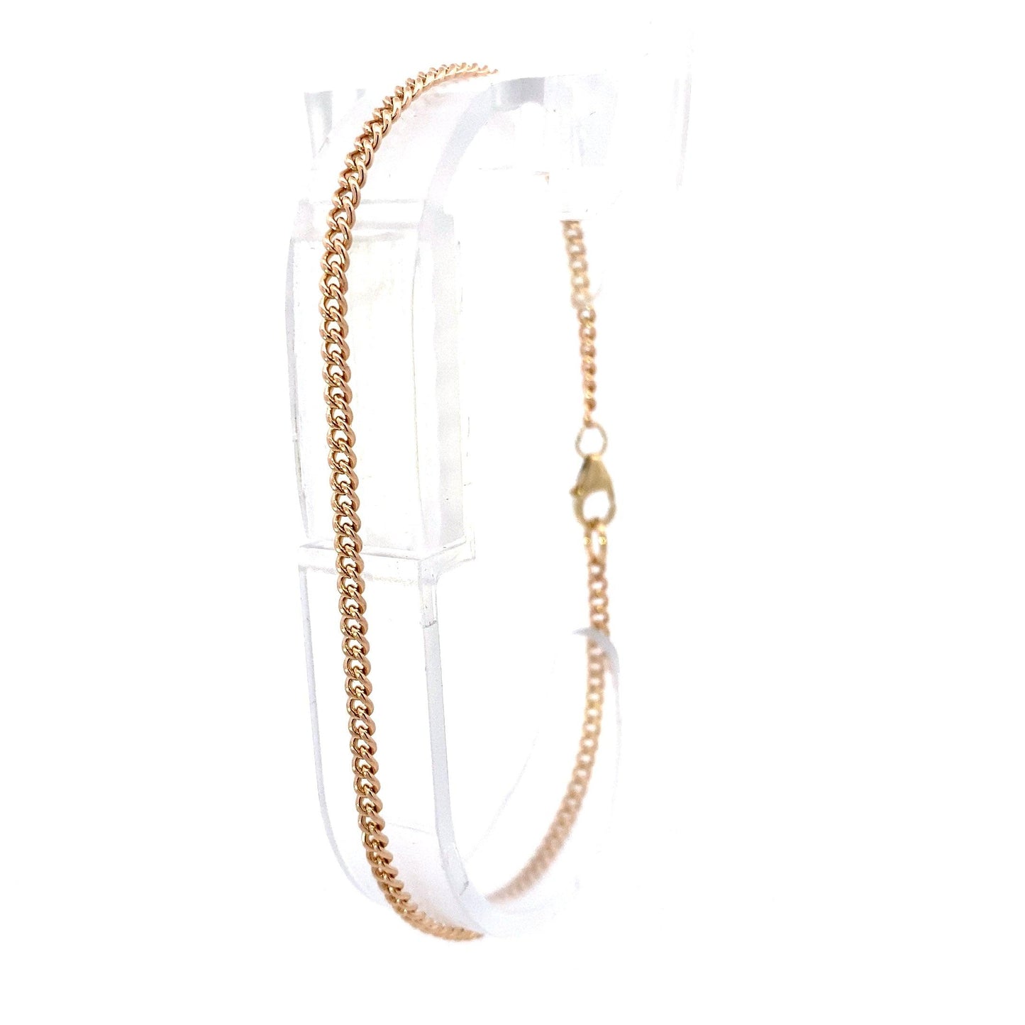 10K Yellow Gold Curb Link Bracelet