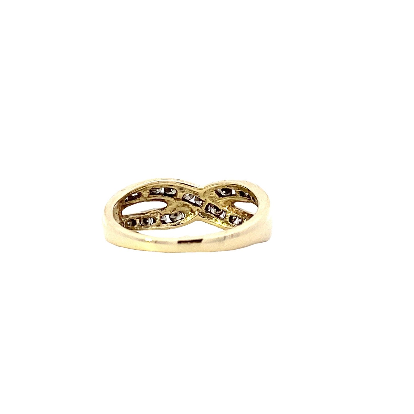 10K Yellow Gold Diamond Ring - 0.39ct