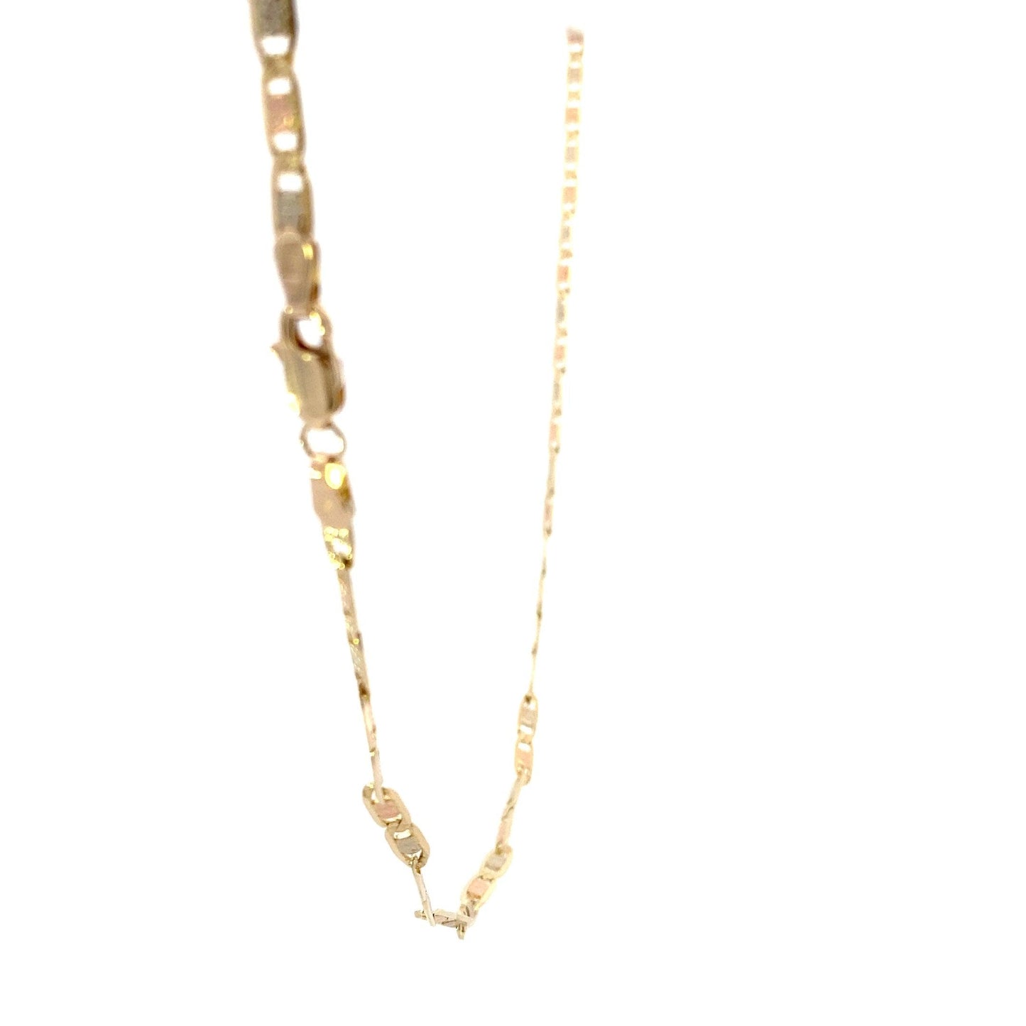 14K Tri-Color Gold Valentino Chain