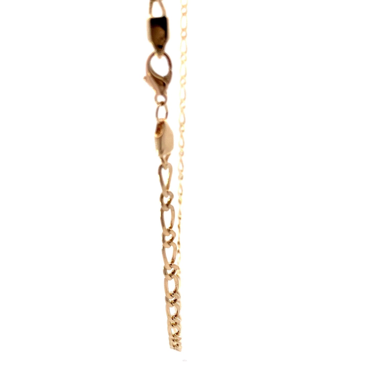 14K Yellow Gold 18" Figaro Chain