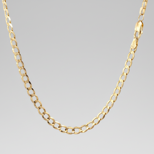14K Yellow Gold 26" Curb Chain