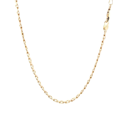 14K Yellow Gold Mariner Chain
