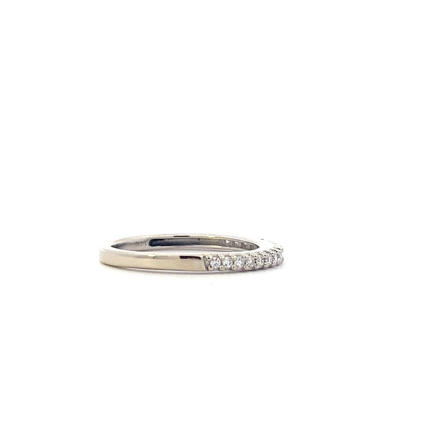 14K White Gold And Diamond Womens Ring - 0.20ct