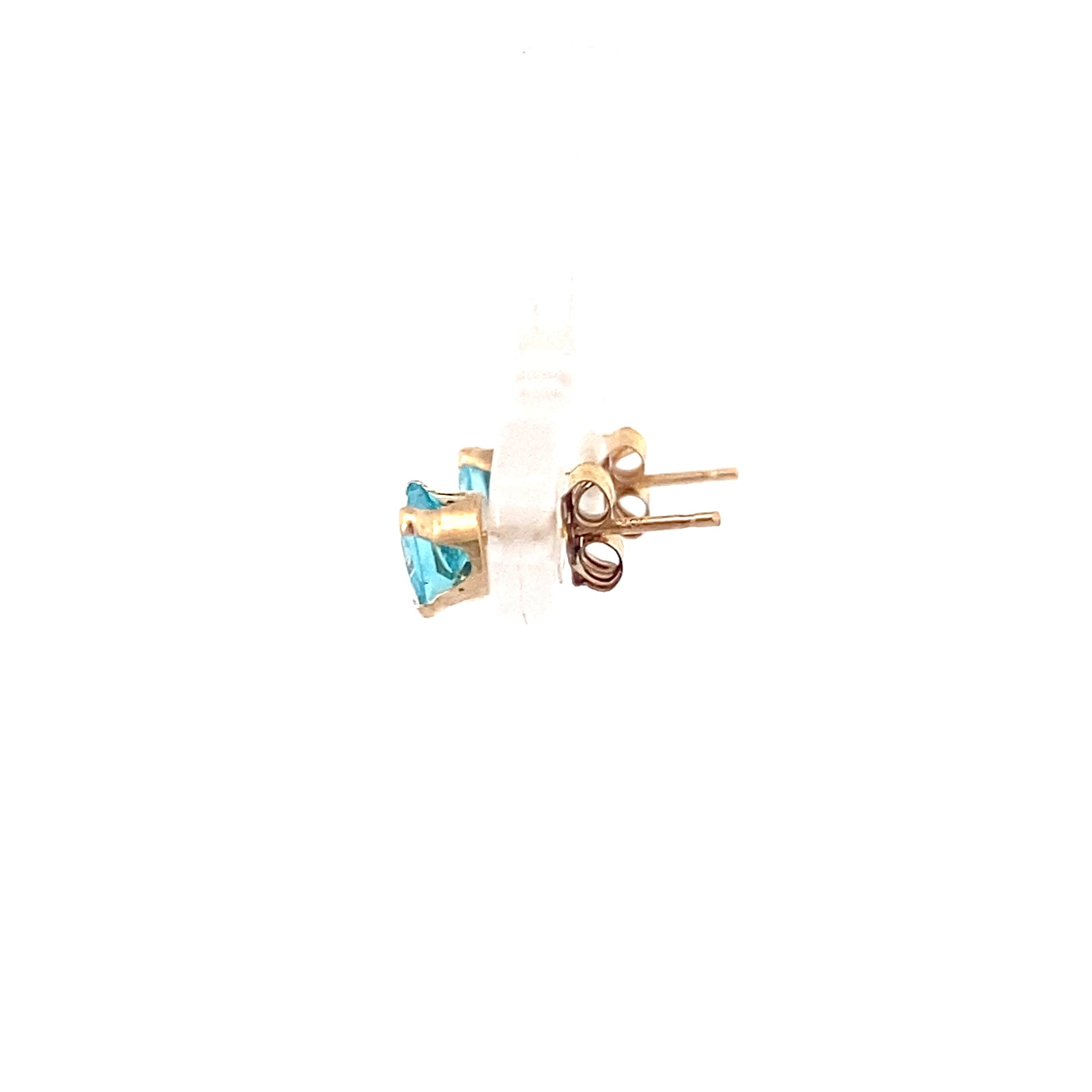 10K Yellow Gold Topaz Earrings