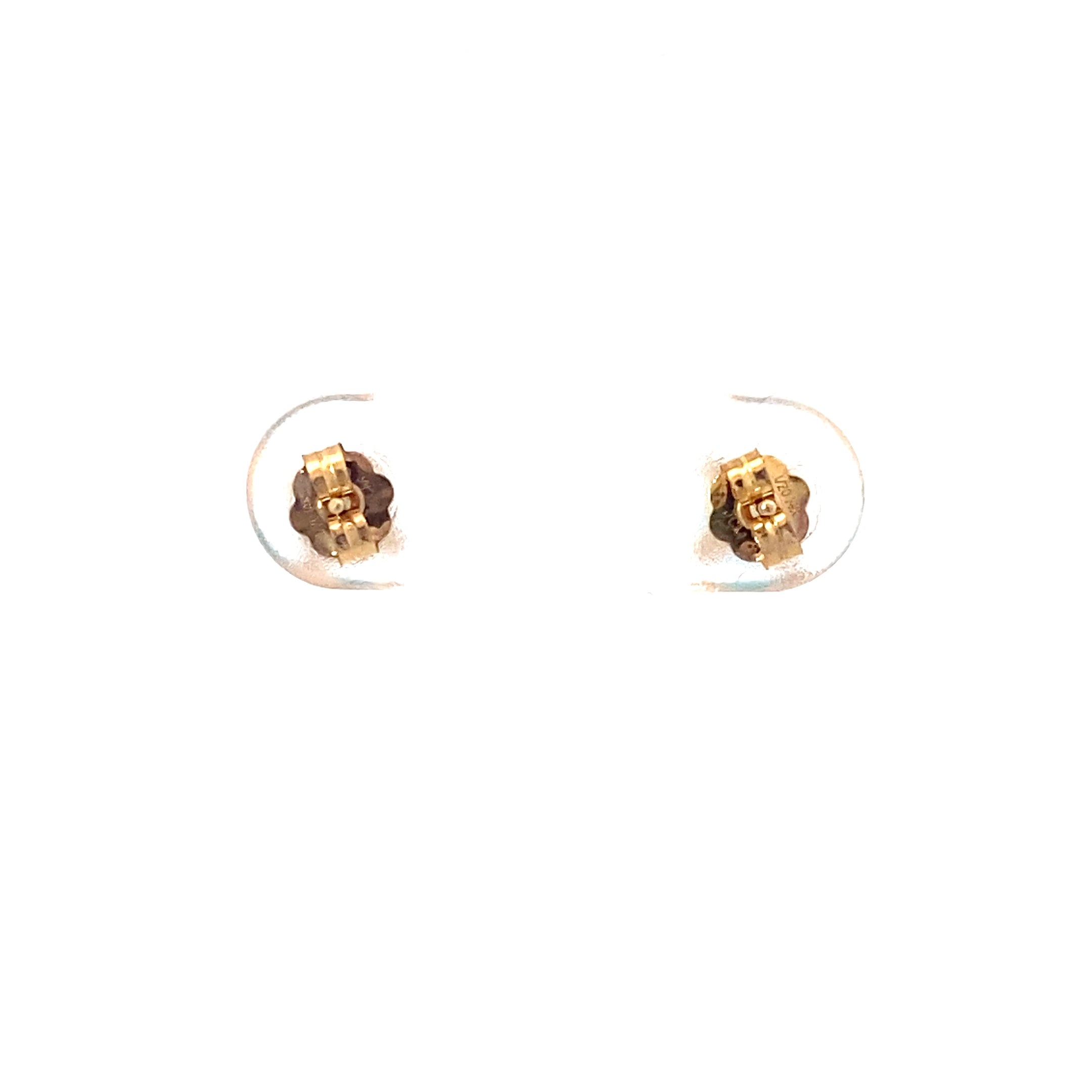 10K Yellow Gold Topaz Earrings