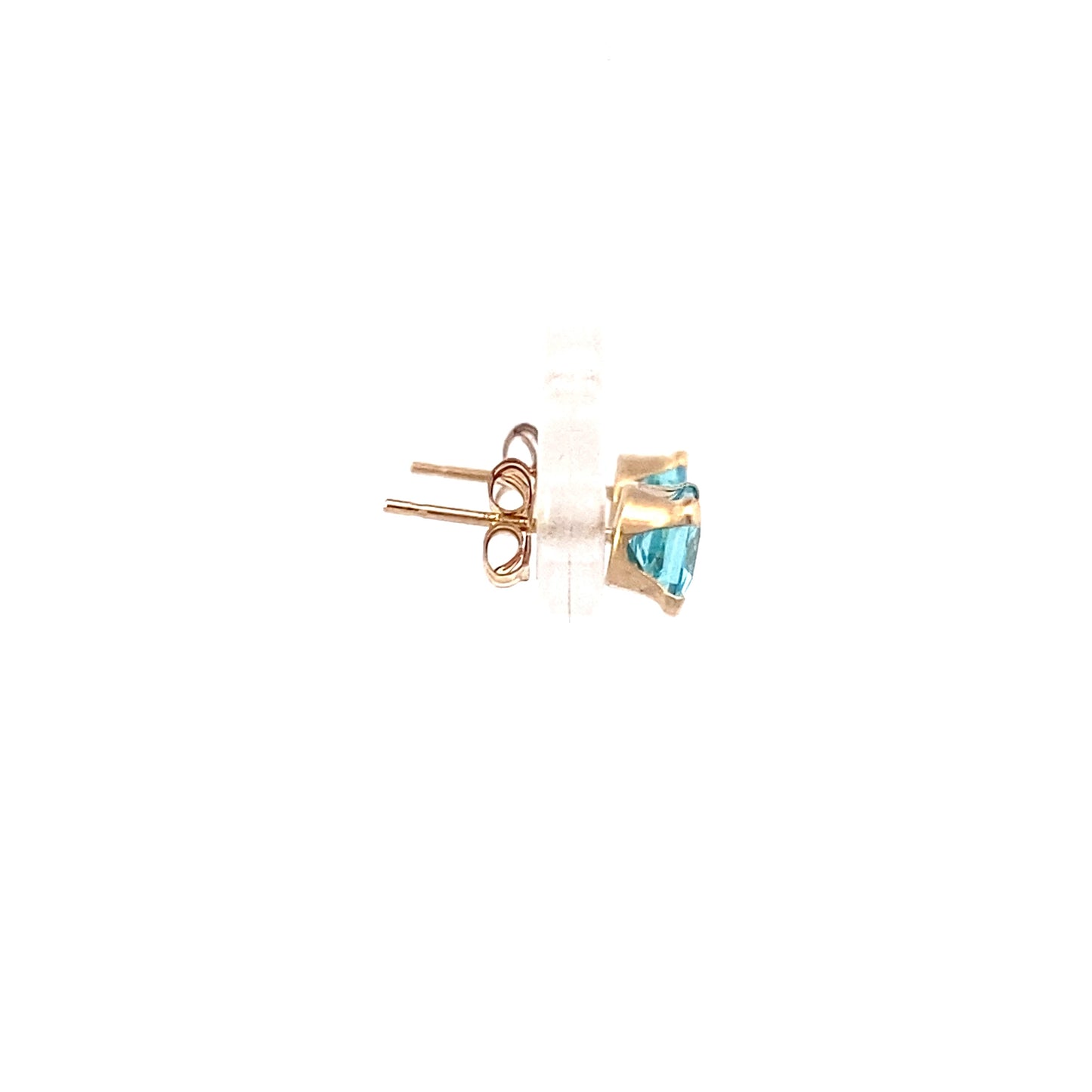 10K Yellow Gold Topaz Earrings