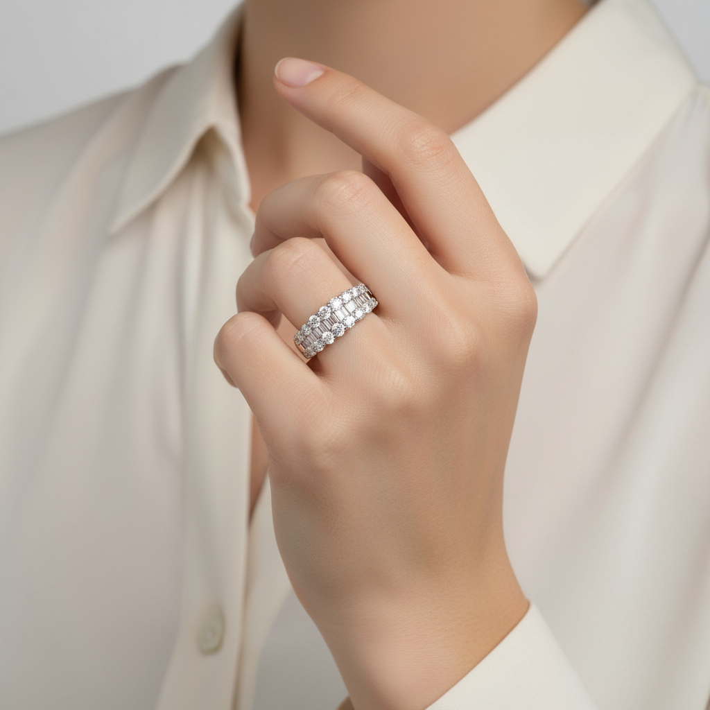 14K Yellow Gold Diamond Women's Ring - 1.14ct