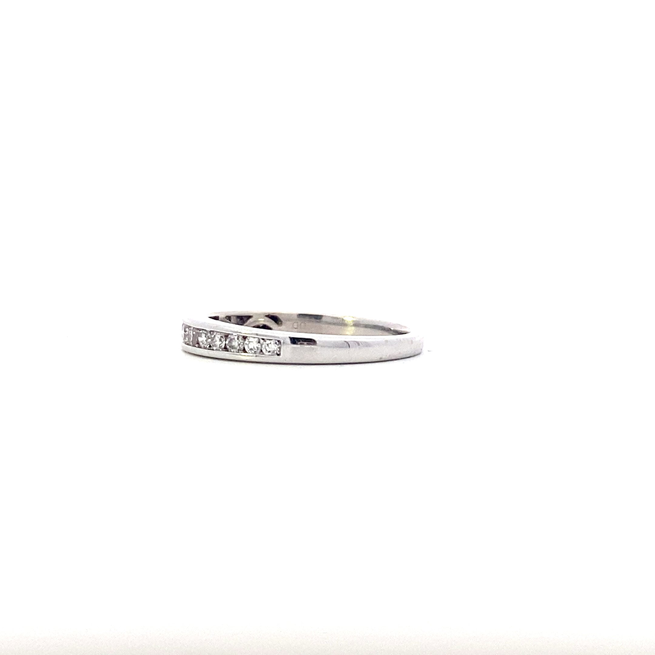 14K White Gold Diamond Women's Ring - 0.26ct