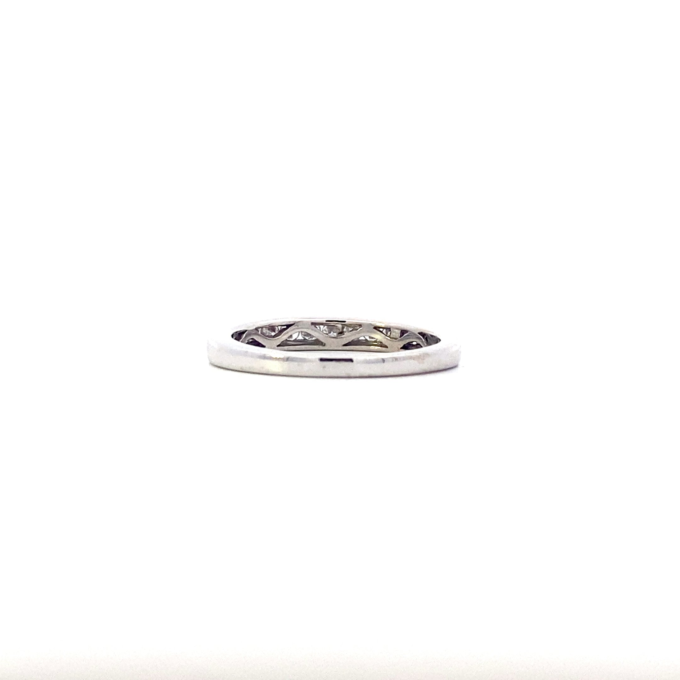 14K White Gold Diamond Women's Ring - 0.26ct
