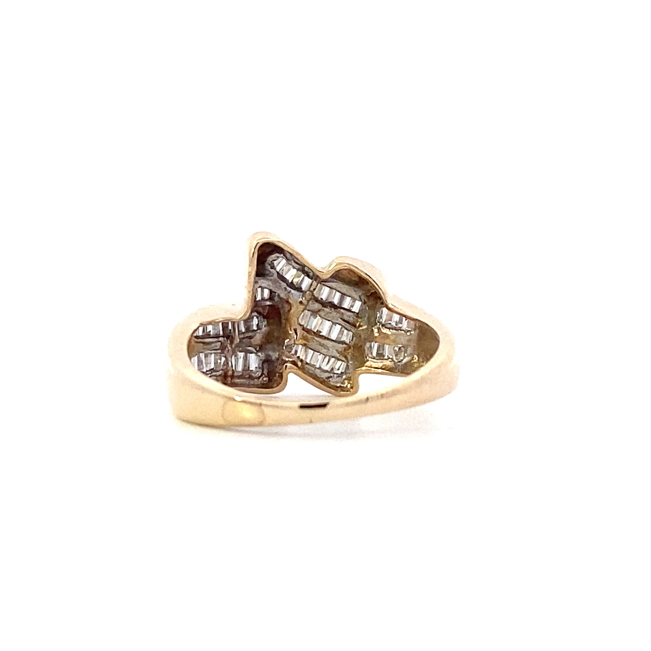 10K Yellow Gold Women's Diamond Ring