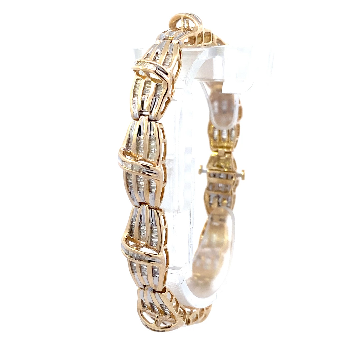 10K Yellow Gold Diamond Bracelet - 1.45ct