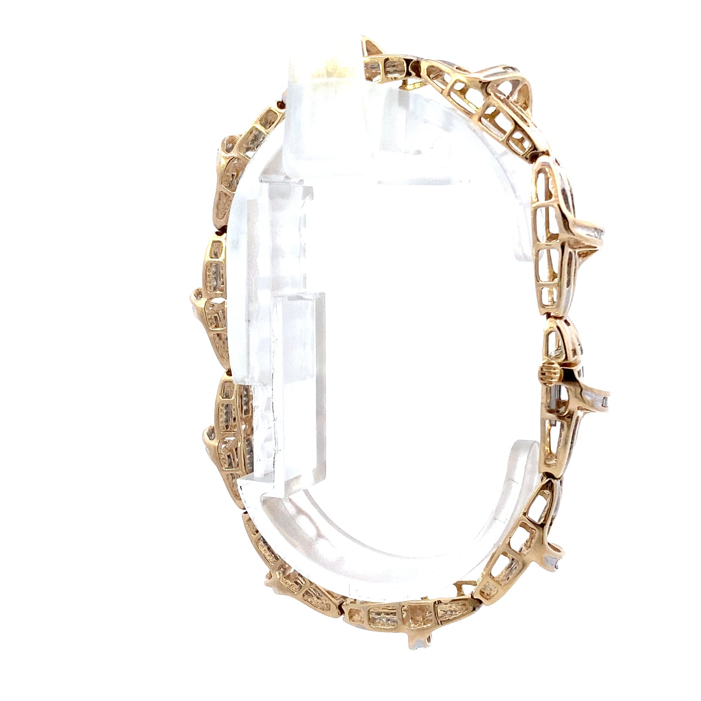 10K Yellow Gold Diamond Bracelet - 1.45ct