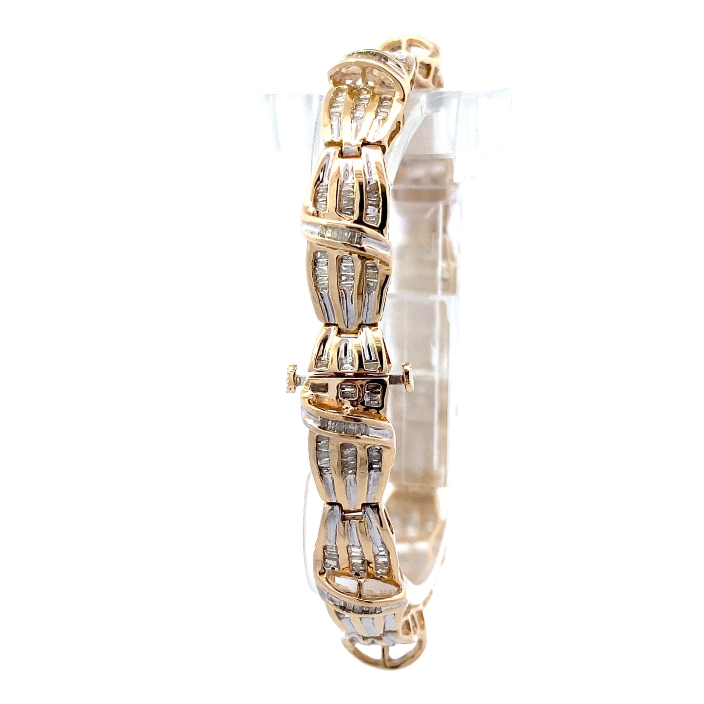 10K Yellow Gold Diamond Bracelet - 1.45ct