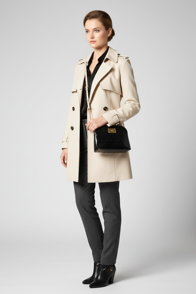 Michael Kors Black PVC Cross Body Bag - 32T5MCPC7Z