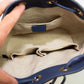 Gucci Khaki Canvas Leather Drawstring Shoulder Bag - 388704