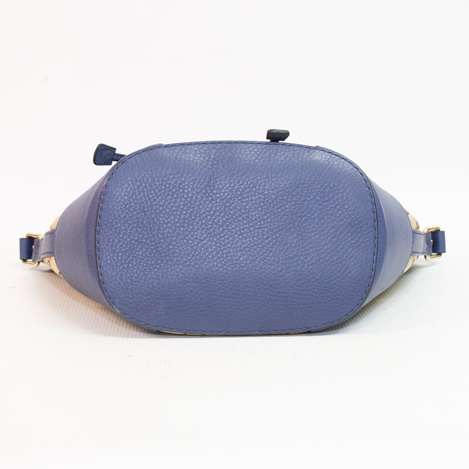 Gucci Khaki Canvas Leather Drawstring Shoulder Bag - 388704