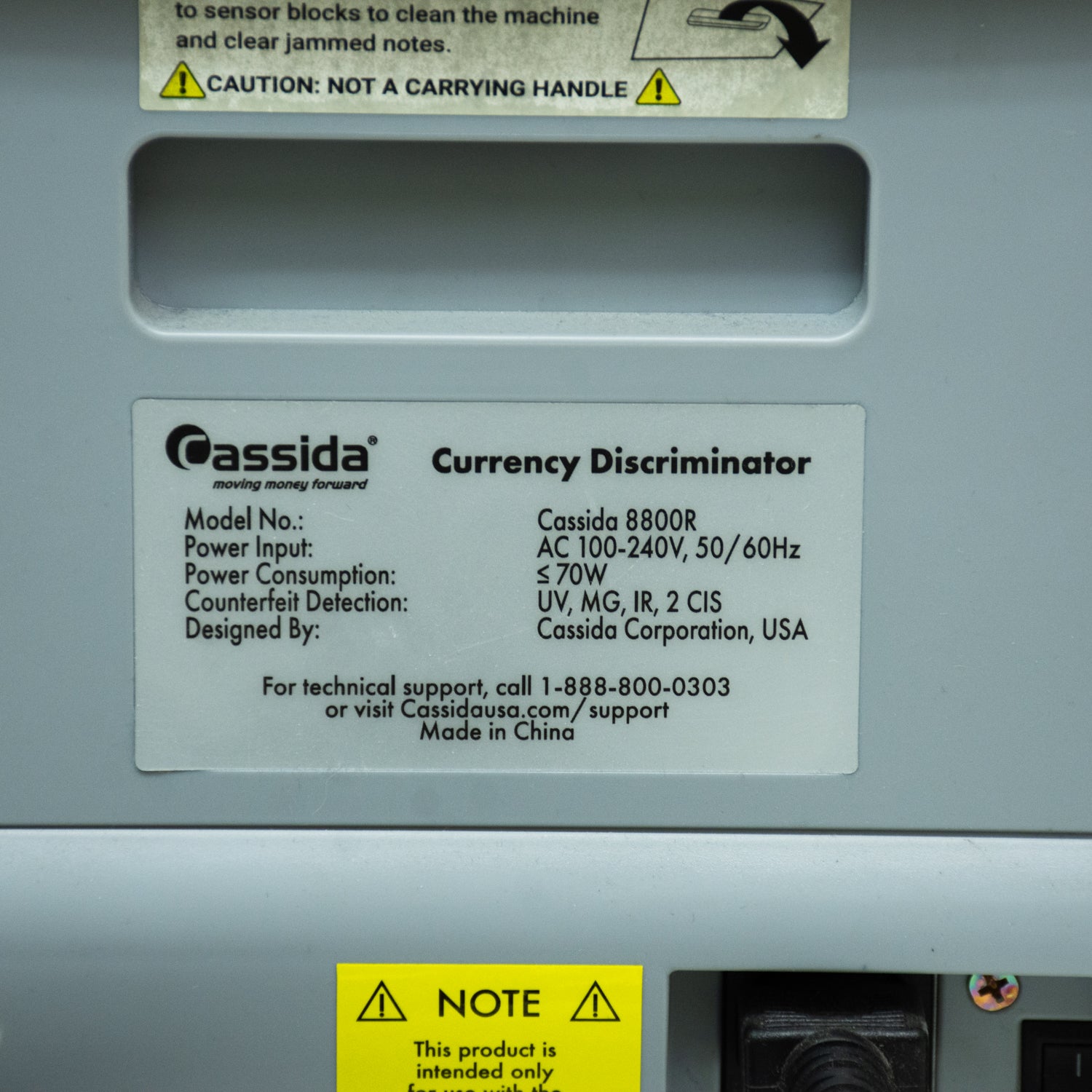 Cassida 8800R Money Counter Machine